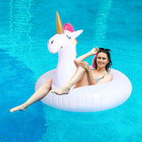 Inflatable Pool Floats Flamingo Unicorn Swim Tube Rings