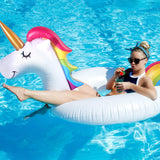 Inflatable Pool Floats Flamingo Unicorn Swim Tube Rings