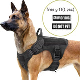 Tactical Dog Harness And Leash Set Metal Buckle