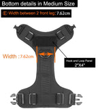 Tactical Dog Harness And Leash Set Metal Buckle